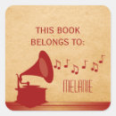 Search for gramophone stickers Vintage