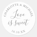 Search for gray wedding stickers Simple