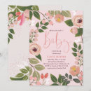 Search for coral baby shower invitations Pink