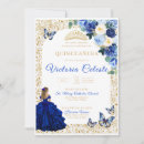 Search for royal blue butterfly invitations Gold