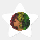 Search for yellow stars on red stickers Green