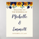 Search for sunflower welcome signs Navy blue
