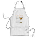 Search for cocktail hour aprons Martini