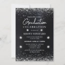 Search for black and silver graduation invitations Foil