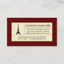 Search for eiffel tower business cards Agent