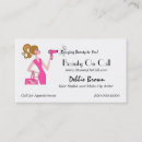 Search for calling business cards Hair stylist