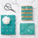 Search for turquoise and gold wrapping paper Modern