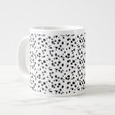 Search for dalmatian spots mugs Black and white