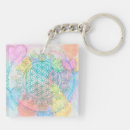Search for flower of love key rings Spirit healing