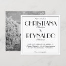 Search for roaring 20s wedding invitations Elegant