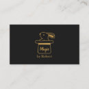 Search for magician business cards Black