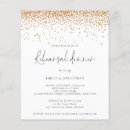 Search for confetti rehearsal dinner invitations Gold glitter