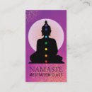 Search for reiki master business cards Yoga teacher
