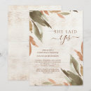 Search for she said yes bridal shower invitations Elegant