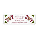 Search for bulldog return address labels Merry christmas