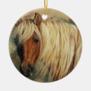 Search for paint horse christmas tree decorations Palomino