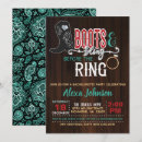 Search for bling hens party invitations Boots and bling