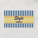 Search for blue stripe business cards Boutique