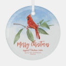 Search for cardinal christmas tree decorations Watercolor