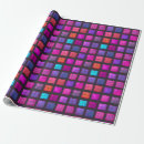 Search for mosaic tile wrapping paper Blue
