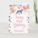 Search for 83rd birthday cards Eighty third birthday