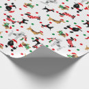 Search for puppy christmas wrapping paper Santa paws