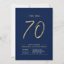 Search for navy and gold birthday invitations Modern