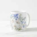 Search for flower bouquet mugs Blue flowers