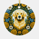 Search for golden christmas tree decorations Retro