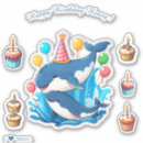 Search for whale cartoon stickers Animal