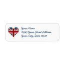 Search for heart shape return address labels Flag