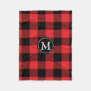 Search for black and red blankets Plaid