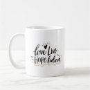Search for hope believe mugs Motivational
