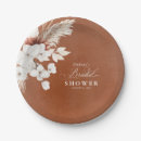 Search for boho bridal shower plates Burnt orange