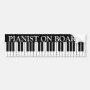 Search for music teacher bumper stickers Pianist