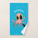 Search for octopus bath towels Illustration
