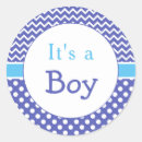 Search for blue polka dot stickers Boy baby shower