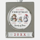 Search for silver baby first christmas tree decorations New parents