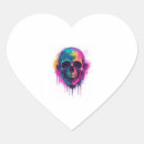 Search for skulls heart stickers Sugar skull