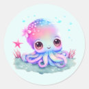 Search for marine animal stickers Squid