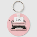 Search for typewriter key rings Pink