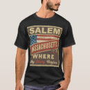 Search for salem massachusetts tshirts Retro