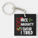 Search for swearing key rings Xmas