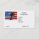 Search for freedom business cards Flag