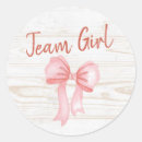 Search for boots or bows stickers Gender reveal party