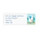 Search for gulls return address labels Ocean