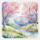 Search for spring scene stickers Watercolor