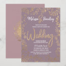 Search for lilac and gold wedding invitations Floral