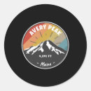 Search for peaks stickers Hiking