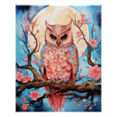 Search for full moon painting posters Watercolor